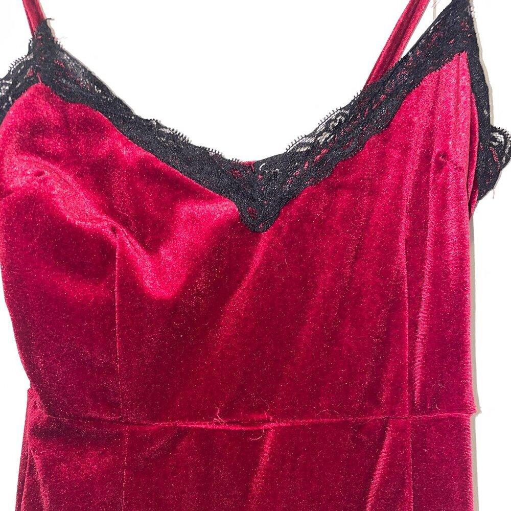 red velvet suede simplee dress